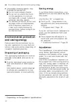 Preview for 12 page of Siemens SN43HS32UE User Manual