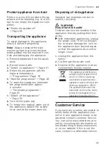 Preview for 55 page of Siemens SN43HW54TS User Manual