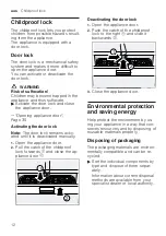 Preview for 12 page of Siemens SN45HS01CA User Manual