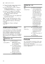 Preview for 20 page of Siemens SN45ZW10CS User Manual