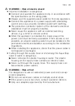 Preview for 5 page of Siemens SN57YS01CE User Manual