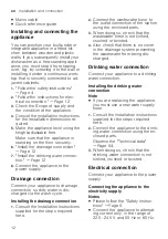 Preview for 12 page of Siemens SN61HX02AG User Manual