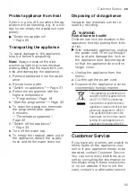 Preview for 55 page of Siemens SN63HX80CY User Manual