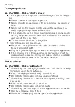 Preview for 8 page of Siemens SN65Z801BE User Manual