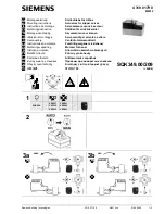 Siemens SQK349.00/209 Mounting Instructions preview