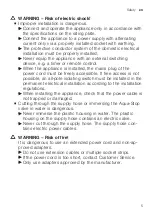 Preview for 5 page of Siemens SR73HX76ME User Manual