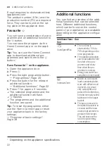 Preview for 22 page of Siemens SX65Z800BE User Manual