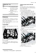 Preview for 23 page of Siemens SX65Z800BE User Manual