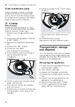 Preview for 58 page of Siemens SX67Z800BE Information For Use