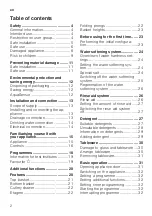 Preview for 2 page of Siemens SX73HX42VE User Manual