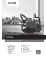 Preview for 1 page of Siemens VS X4 Instruction Manual