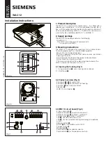 Siemens WAC 12 Installation Instructions preview