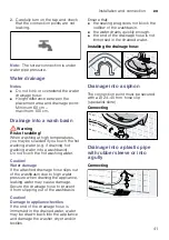 Preview for 41 page of Siemens WD15H547EP Instruction Manual