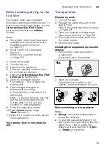 Preview for 43 page of Siemens WD15H547EP Instruction Manual