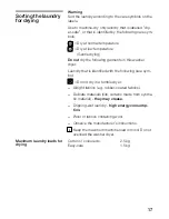 Preview for 17 page of Siemens WD1630 Instruction Manual