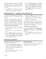 Preview for 12 page of Siemens WM11E26SBC Instructions For Installation And Use Manual