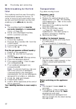 Preview for 42 page of Siemens WM14W440AU Instruction Manual And Installation Instructions