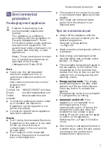 Preview for 7 page of Siemens WM14W441IN Instruction Manual And Installation Instructions