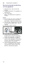 Preview for 34 page of Siemens WM14W441IN Instruction Manual And Installation Instructions