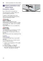 Preview for 40 page of Siemens WM14W441IN Instruction Manual And Installation Instructions