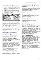 Preview for 25 page of Siemens WM14W520GR Instruction Manual