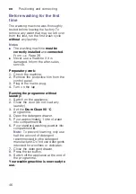 Preview for 46 page of Siemens WM14W520TH Instruction Manual And Installation Instructions