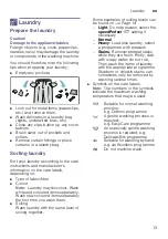 Preview for 13 page of Siemens WM14W540EU Instruction Manual And Installation Instructions