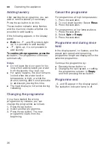 Preview for 26 page of Siemens WM14W540EU Instruction Manual And Installation Instructions