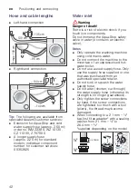 Preview for 42 page of Siemens WM14W540EU Instruction Manual And Installation Instructions