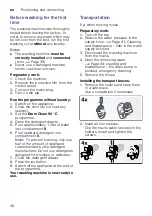 Preview for 46 page of Siemens WM14W540EU Instruction Manual And Installation Instructions