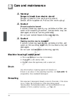 Preview for 32 page of Siemens WM14Y590GB Instruction Manual And Installation Instructions