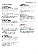 Preview for 7 page of Siemens WM16Y792AU Instruction Manual And Installation Instructions