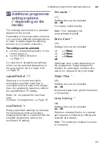 Preview for 23 page of Siemens WM16Y792AU Instruction Manual And Installation Instructions