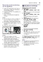 Preview for 31 page of Siemens WM16Y792AU Instruction Manual And Installation Instructions