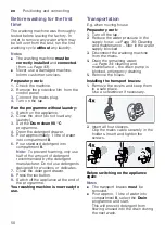 Preview for 50 page of Siemens WM16Y792AU Instruction Manual And Installation Instructions