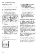 Preview for 32 page of Siemens WM16Y849II Instruction Manual And Installation Instructions