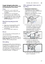 Preview for 37 page of Siemens WM16Y849II Instruction Manual And Installation Instructions