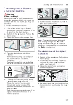 Preview for 39 page of Siemens WM16Y849II Instruction Manual And Installation Instructions