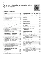 Preview for 2 page of Siemens WM6HXKO1DN User Manual And Installation Instructions