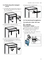 Preview for 15 page of Siemens WM6HXKO1DN User Manual And Installation Instructions