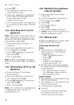 Preview for 38 page of Siemens WM6HXKO1DN User Manual And Installation Instructions