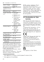 Preview for 60 page of Siemens WM6HXKO1DN User Manual And Installation Instructions