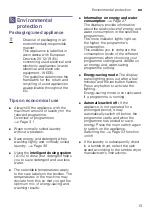 Preview for 13 page of Siemens WMH4W640IL Instruction Manual And Installation Instruction