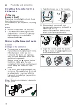 Preview for 16 page of Siemens WMH4W640IL Instruction Manual And Installation Instruction