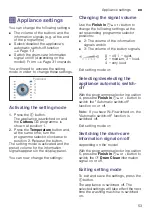 Preview for 53 page of Siemens WMH4W640IL Instruction Manual And Installation Instruction