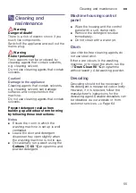 Preview for 55 page of Siemens WMH4W640IL Instruction Manual And Installation Instruction