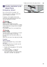 Preview for 59 page of Siemens WMH4W640IL Instruction Manual And Installation Instruction