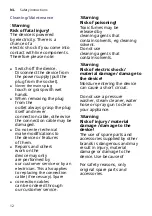 Preview for 12 page of Siemens WN34A100EU Manual