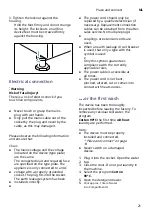 Preview for 21 page of Siemens WN34A100EU Manual