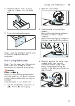 Preview for 43 page of Siemens WN34A1U8GB Instruction Manual And Installation Instructions